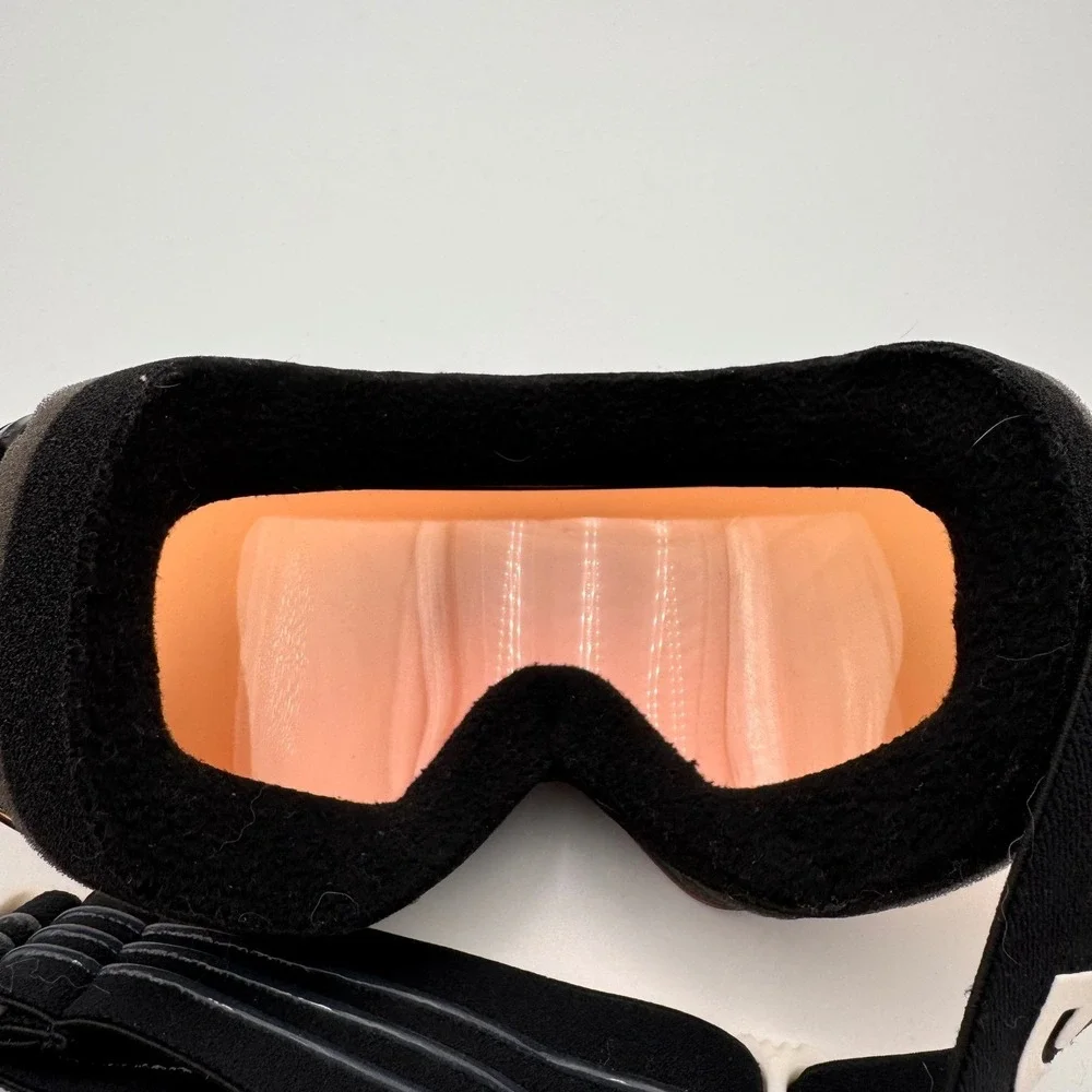 Oakley Prizm Snow Goggles Black Orange Lens Ski Snowboard Adjustable Strap
